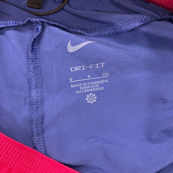 Nike Shorts Mens Small Dri-FIT Running Blue Pink DM5950-455 Zip Pocket - Picture 3 of 6